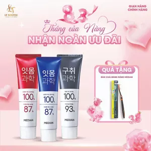 Kem Đánh Răng Median 100% Gum Science Toothpaste Làm Trắng Răng, Giảm Ê Buốt, Thơm Miệng 120G