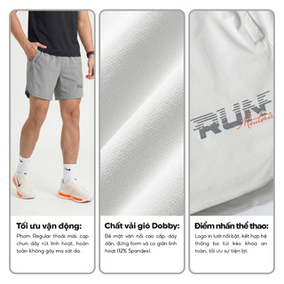 Quần Đùi Thể Thao Nam MENTORIS Vải Gió Cao Cấp, Form Dáng Gọn Gàng, Phù Hợp Tập Gym Chạy Bộ MSR2615