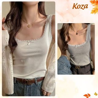( MẪU MỚI 2026 ) Áo Tanktop Nữ, Áo Ba Lỗ Có Đệm Mút Dáng Ôm Phối Ren Basic Chất Thun Gân Co Giãn Thanh Lịch AOT014