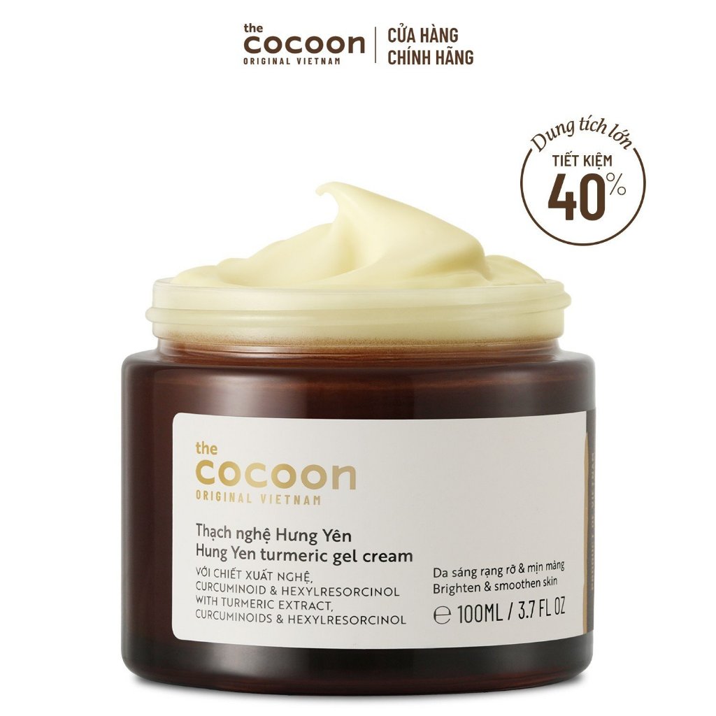 [MUA 2 GIẢM 40%] Combo Mặt nạ nghệ Hưng Yên 100ml + Thạch nghệ Hưng Yên Cocoon 100ml