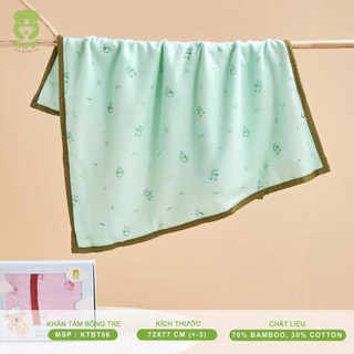 Khăn tắm bông tre Mipbi 6 lớp - siêu mềm mịn, thấm hút nhanh cho bé