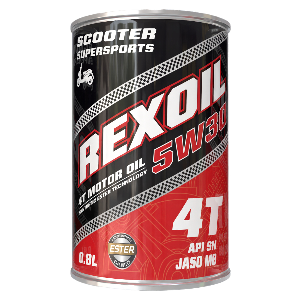 Dầu Nhớt Dành Cho Xe Tay Ga Rexoil Scooter 5w30 Tặng 1 Láp Zeus, 1 Súc Động Cơ, 1 Vệ Sinh Kim Phun, 1 Phụ Gia Nhớt Mới
