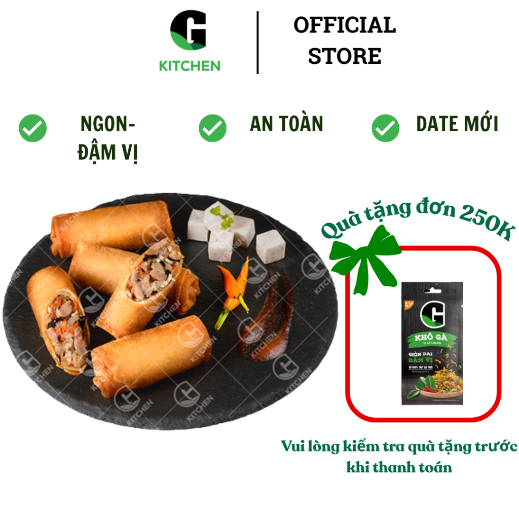 Chả giò Thịt đặc biệt G Kitchen 400g [Giao HCM]