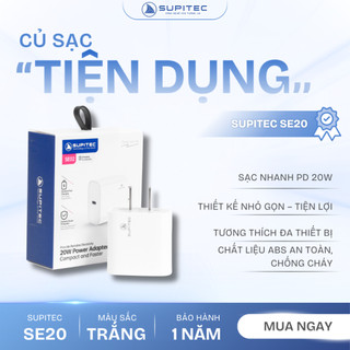 Củ sạc nhanh SUPITEC SE20