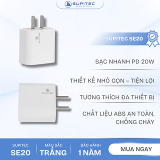 Củ sạc nhanh SUPITEC SE20