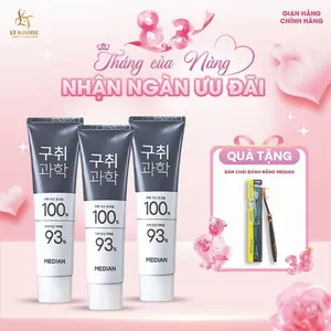 Kem Đánh Răng MEDIAN 100% đen Gum Science Toothpaste Hàn Quốc Chống Viêm Nướu, Giảm Hôi Miệng