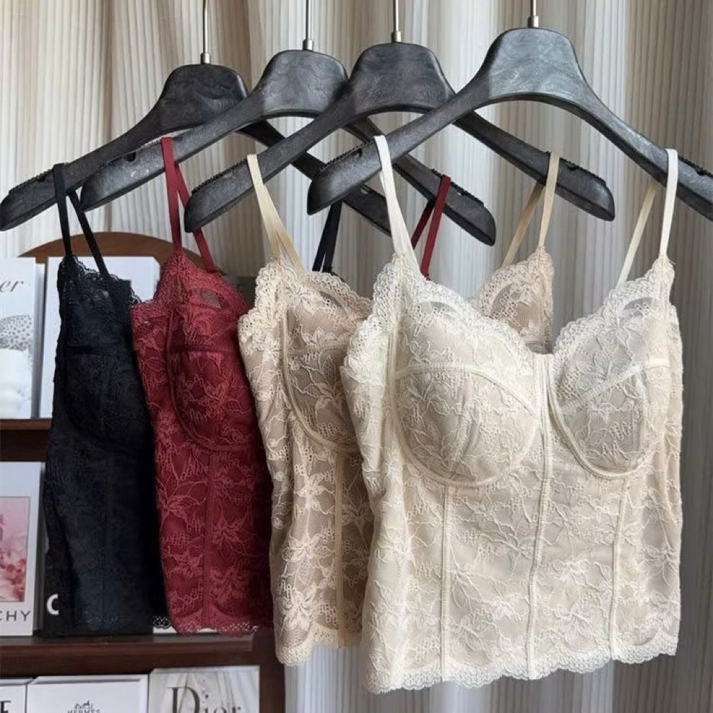 Áo bra ren corset dáng dài,2 dây có đệm 6100