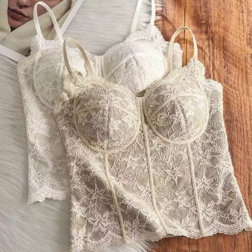 Áo bra ren corset dáng dài,2 dây có đệm 6100
