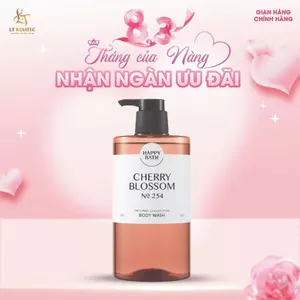 Sữa Tắm Happy Bath Chứa AHA Tẩy Da Chết Dịu Nhẹ Se Khít Lỗ Chân Lông, Phù Hợp Cho Da Mụn