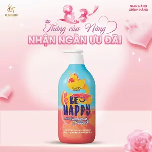 Sữa Tắm Happy Bạth Ngăn Ngừa Các Dấu Hiệu Lão Hóa Da, Sữa Tắm Hương Bưởi Tươi Mát Cải Thiện Da Xỉn Màu 900g