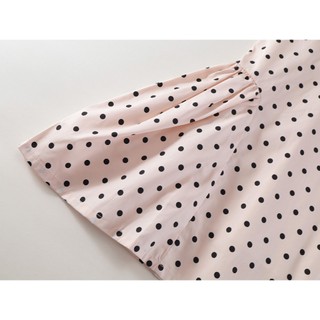 Váy Cho Bé Gái, Váy Sát Nách Cho Bé Gái Phối Nơ Nổi Bật Thiết Kế Chấm Bi Chất Liệu Cotton