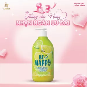 Sữa tắm Happy Bath Be Happy With Lime & Citrus Body Wash Hương Chanh Xanh Tươi Mát Cho Người Nhiều Mồ Hôi Chai 900g