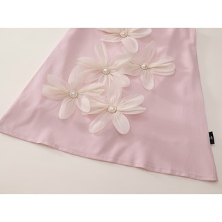 Váy Cho Bé Gái, Váy Thiết Kế Cho Bé Gái Họa Tiết Hoa 3D  Nổi Bật Chất Liệu Cotton Mềm Mại
