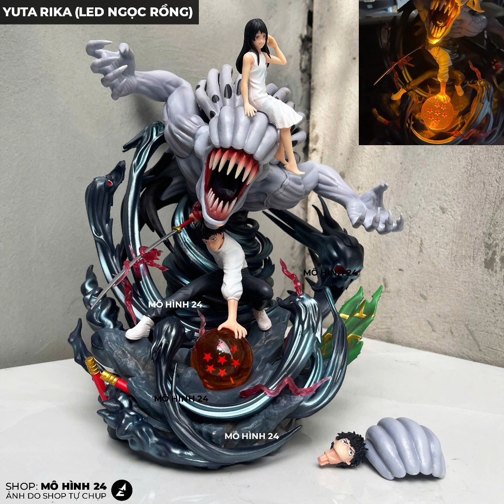 Mô hình Trang trí Okkotsu Yuta và Rika anime Jujutsu Kaisen 0 anime quỷ ...