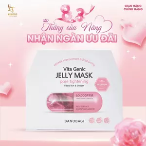 COMBO 10 Mặt Nạ Dưỡng Da BANOBAGI PREMIUM Vita Genic Jelly Mask Pore Tighteing 30ml (Màu Hồng) 30ml