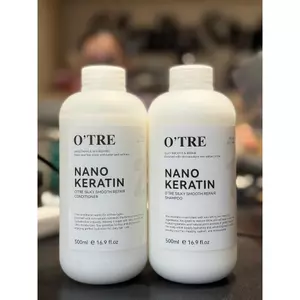 E18_[SVIP] Combo Dầu Gội Xả O’TRE Nano Keratin Siêu Mềm Mượt chai 500ml/ chai