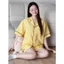 MB-SET-023 Set đồ ngủ ngắn tay kẻ sọc đậm nhạt dáng rộng Maybee Homedress