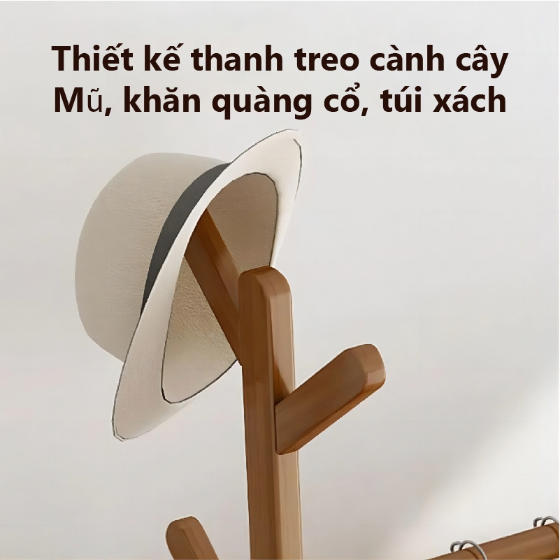 Giá Treo Quần Áo Gỗ Treo Tường Tiết Kiệm Diện Tích  Phù Hợp Phòng NgủKhách Sạn Sức Chứa Lớn Bền Đẹp