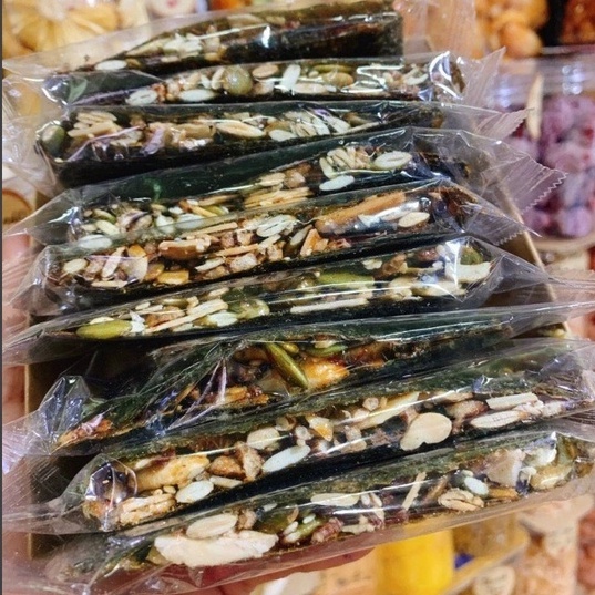 1Kg Bánh Rong Biển Kẹp Hạt Dinh Dưỡng - Hạt Mới Bao Không Hôi Dầu