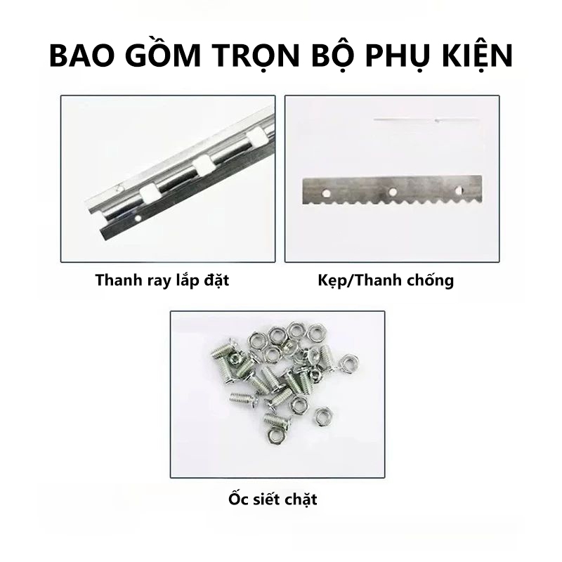 rèm nhựa pvc,rèm nhựa kéo xếp,rèm nhựa ngăn lạnh(Tặng Đầy Đủ Phụ Kiện),Rèm Nhựa PVC Trong Suốt