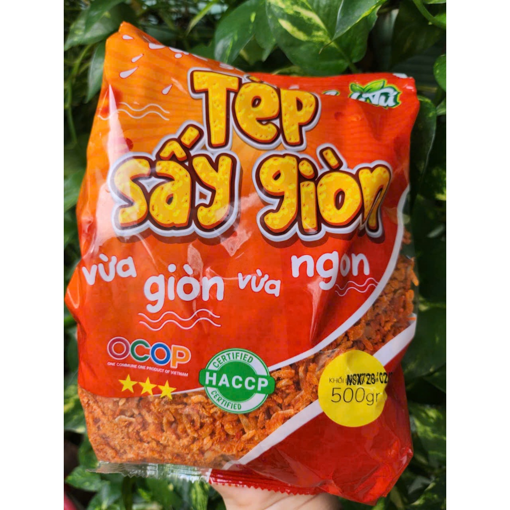 Tép sấy loại giòn Hiệu Anh Tú - Bịch 500g.