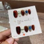 480. nailbox nâu cam cháy