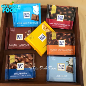 SOCOLA Ritter Sport thanh 100g đủ vị - Socola Đức