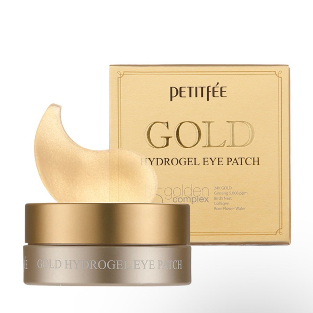 Mặt Nạ Mắt Petitfee & Prreti Hàn Quốc – Gold Snail / Black Pearl Gold / Gold Hydrogel / EGF Repair – Hộp 60 Miếng