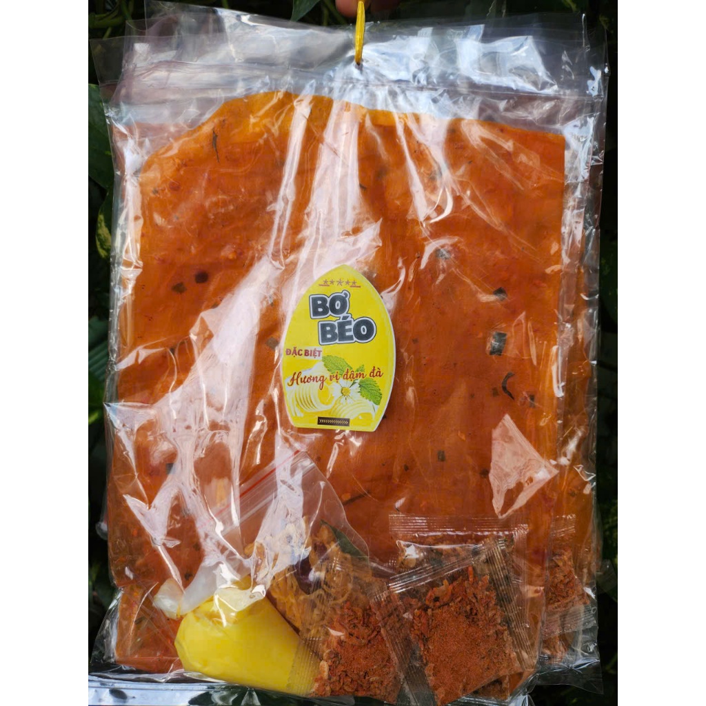 Bánh tráng dẻo bơ béo full topping.