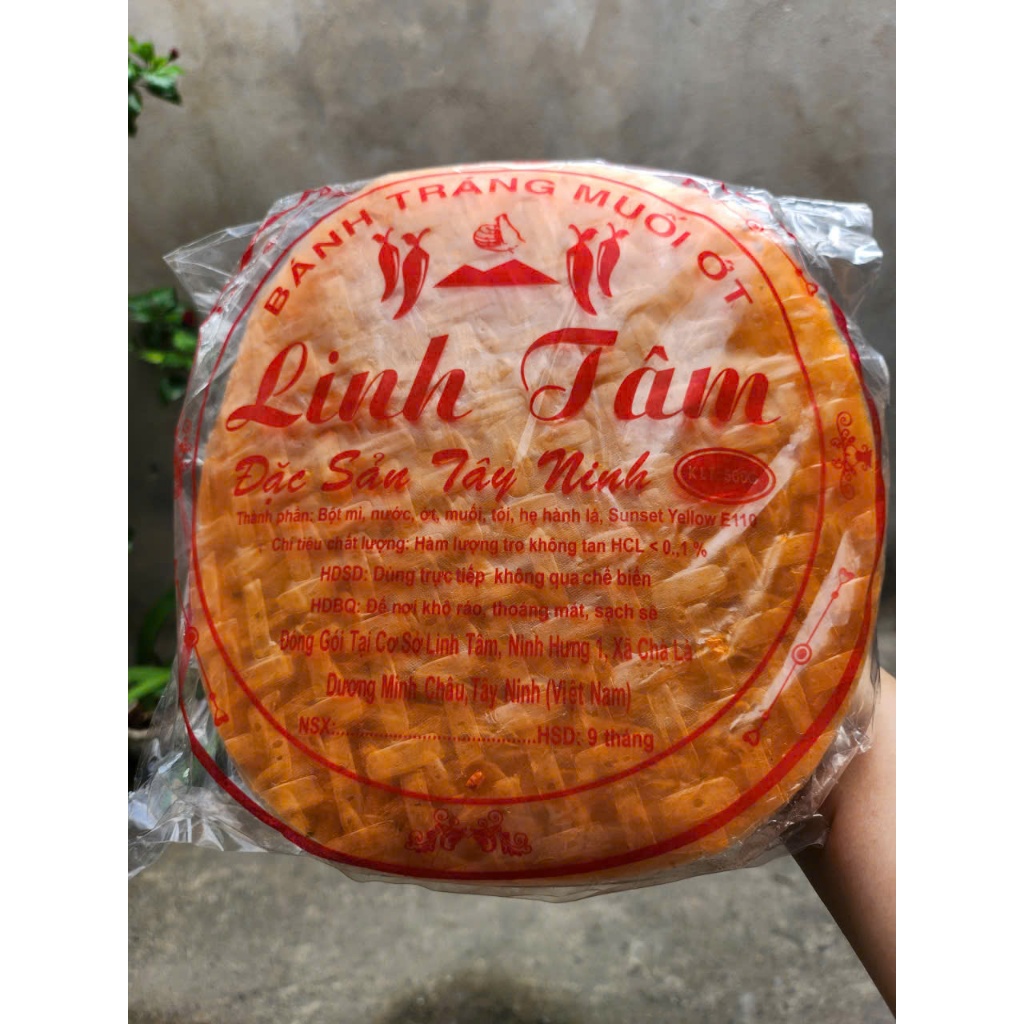 Bánh tráng Muối Ớt Loại Ngon 500g.