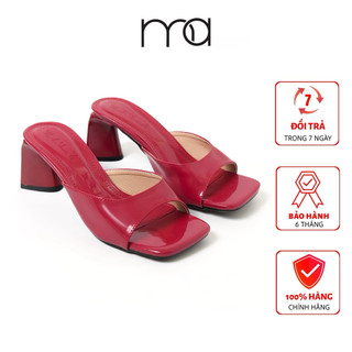 Dép Gót Da Bóng 7 Phân Basic 2025 MA Shoes D4753 – Thanh Lịch, Dễ Đi, Nâng Dáng Tự Nhiên, Êm Chân