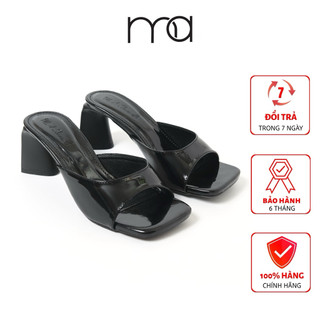 Dép Gót Da Bóng 7 Phân Basic 2025 MA Shoes D4753 – Thanh Lịch, Dễ Đi, Nâng Dáng Tự Nhiên, Êm Chân