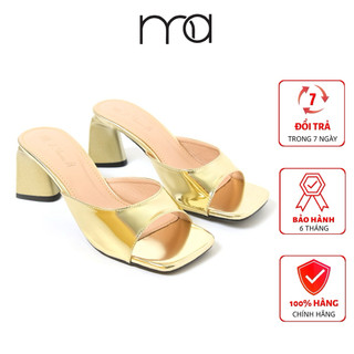 Dép Gót Da Bóng 7 Phân Basic 2025 MA Shoes D4753 – Thanh Lịch, Dễ Đi, Nâng Dáng Tự Nhiên, Êm Chân