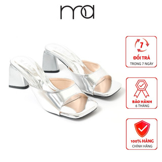 Dép Gót Da Bóng 7 Phân Basic 2025 MA Shoes D4753 – Thanh Lịch, Dễ Đi, Nâng Dáng Tự Nhiên, Êm Chân