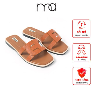Dép Nữ Quai H Da PU Sần Cao Cấp Đế Lé Viền Nổi Bật MA Shoes D4728 – Chất Liệu Cao Cấp, Chống Trơn