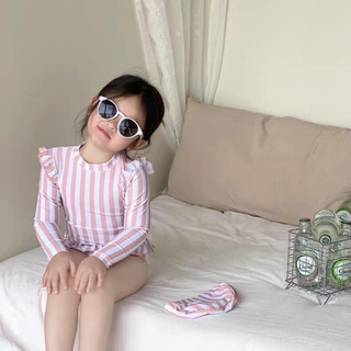 Đồ bơi bé gái dài tay chống nắng kiểu dáng điệu đà màu sắc cực xinh cho bé