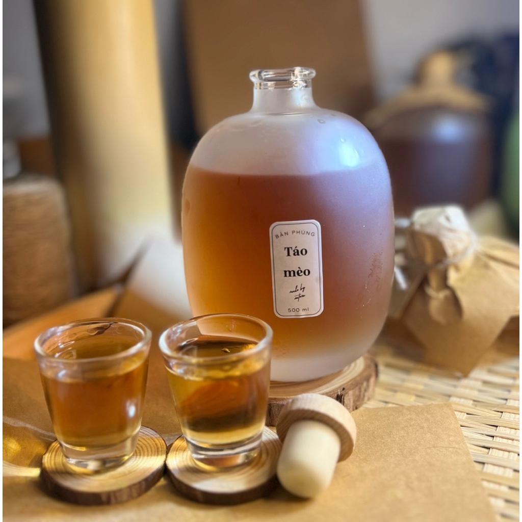 Bản Phùngg- Táo Meo Thủ Công Đặc Sản Tây Bắc , Chai Thuỷ Tinh 500ml