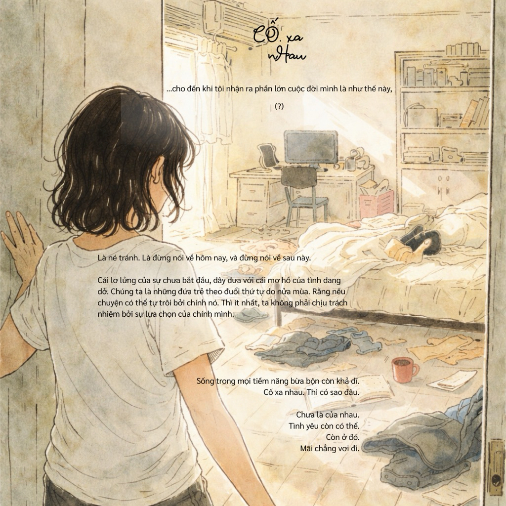 Vòng cổ Cố xa nhau