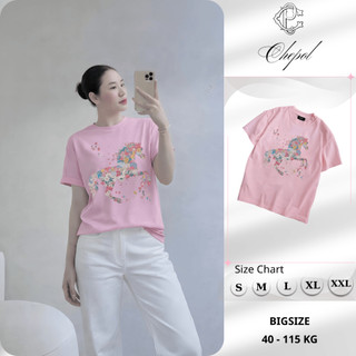 Áo Thun Nữ Chepol In Hình Cô Bé Dễ Thương, Áo Phông Chất Cotton Co Giãn 2 chiều Cao Cấp, Thoáng Mát, Có Bigsize-CP_20280