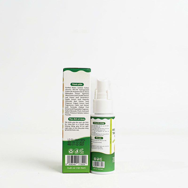 Xịt Răng Miêng Thuần Mộc Kids, Hỗ Trợ Làm Sạch Răng Miệng, Mảng Bám, Ngừa Sâu Răng, Hơi Thở Thơm Mát