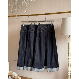 Quần Jeans Suông Gấp Gấu Chuẩn Linh Hoàng