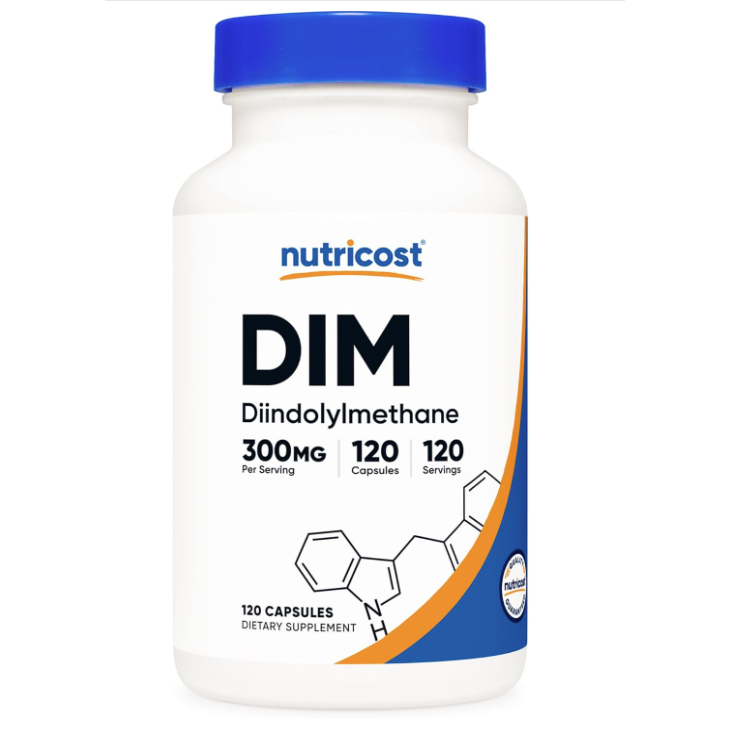 DIM 300mg Nutricost 120 Viên – Diindolylmethane + BioPerine Hỗ Trợ Nội ...