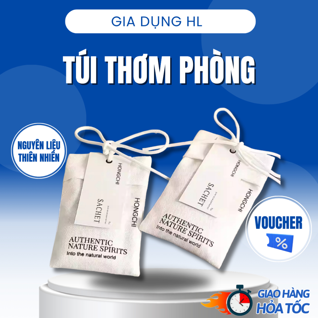 Túi Thơm Treo Tủ Quần Áo, Xe Hơi - Hương Thiên Nhiên, Khử Mùi, Giữ Hương Lâu