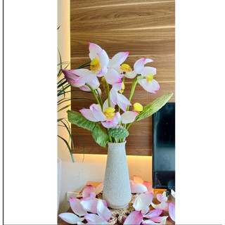 Bình cắm hoa men atlantics trắng đẹp Bát Tràng cao cấp decor,  trang trí nhà cửa, làm quà tặng, phù hợp cắm các loại hoa