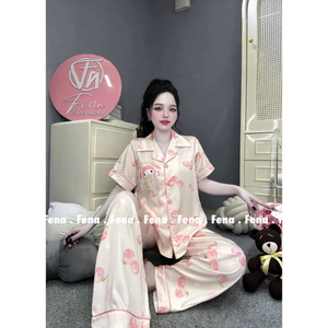Tay Ngắn Nhà Fena Lụa Ít Nhăn Dày Mịn ( 45-65kg )
