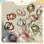 Vòng Tay Nữ Cờ Việt Nam Hạt Cườm Charm Đá Pastel Gốm Quà Tặng Bạn Gái Phong Cách Dễ Thương Dây Sáp