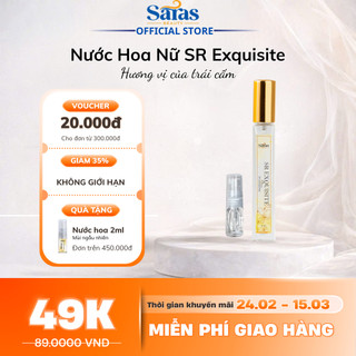 Nước Hoa Nữ Bỏ Túi Thơm Lâu 6-8 tiếng Thanh Nhã, Tinh Tế & Dịu Dàng - Chai 2ml (SR EQ) SR Exquisite