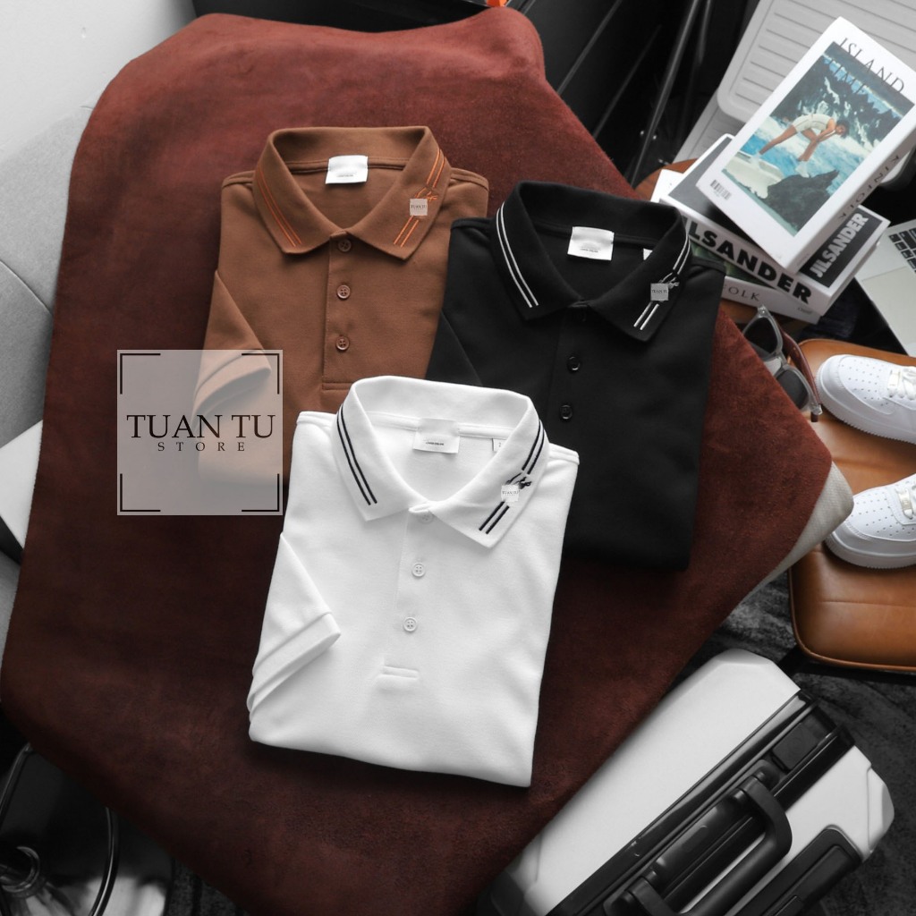 Áo Polo Nam Ngắn Tay Cổ Viền PB34 , Form Slim Fit, Chất liệu cotton ...
