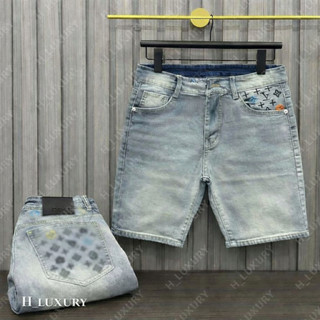 Quần Short Jean Nam Wash Bạc Form Chuẩn Co Giãn – Phong Cách Trẻ Trung H_LUXURY