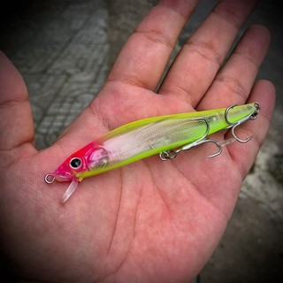 Mồi MINOW HR V98F chuyên câu lure cá chẽm măng nhồng , mú ngựa nam Hoàng Đế và nhiều loại cá khác 9.8cm/10.5g Hộp 5 Con